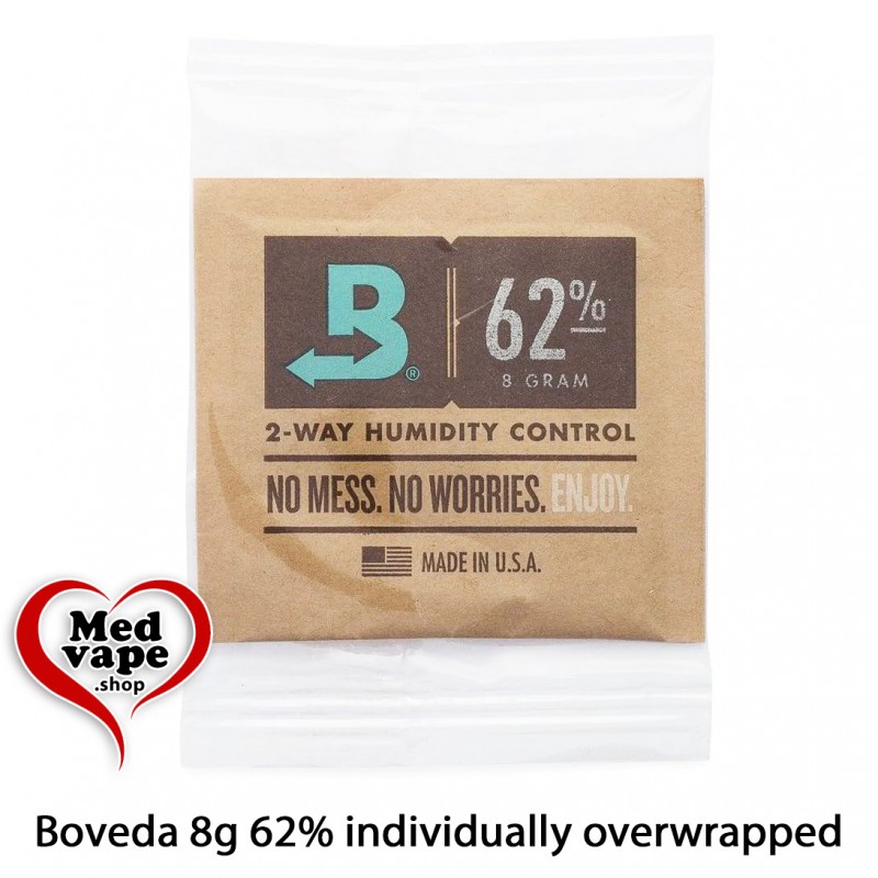 BOVEDA 62% 8g. INDIVIDUALLY OVERWRAPPED