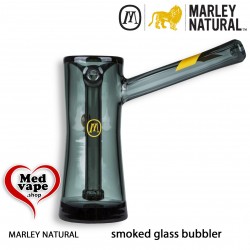 SMOKED GLASS BUBBLER -...